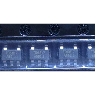 3PCS ใหม่ TD6817 1.5MHz 2A Synchronous Buck แรงดันไฟฟ้าชิป Buck IC SOT23-5