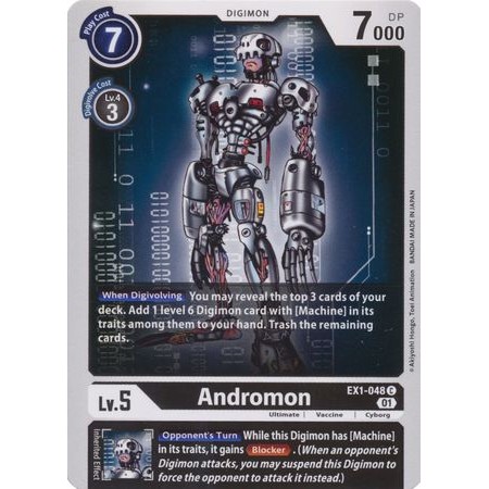การ์ด Digimon Andromon - EX1-084 - ทั่วไป