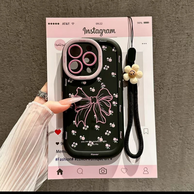 ดอกไม้ริบบิ้นที่สวยงามผีเสื้อกรณีRedmiหมายเหตุ 14 4G 5G Pro Plus Poco X7 Pro 5G 13 13C C65 X3 F4 F5 