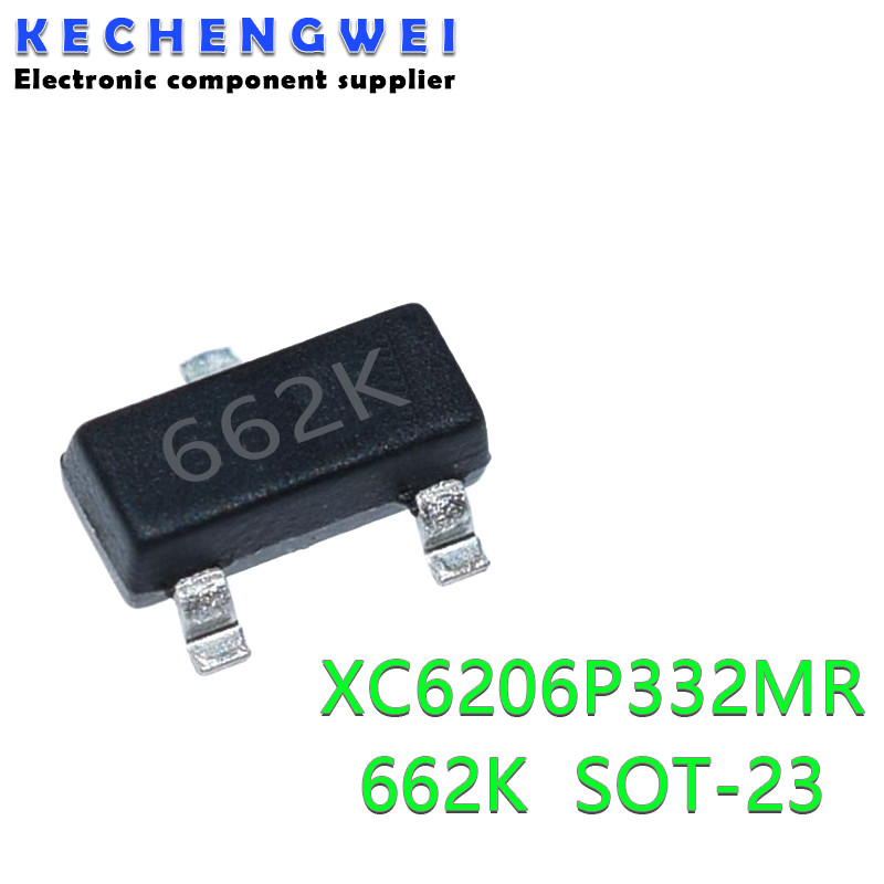 50-100PCS XC6206P332MR SOT-23 SOT XC6206P332 SOT23 XC6206 SMD(2K) 3.3V/0.5A ชิปเซ็ต IC ใหม่และต้นฉบั