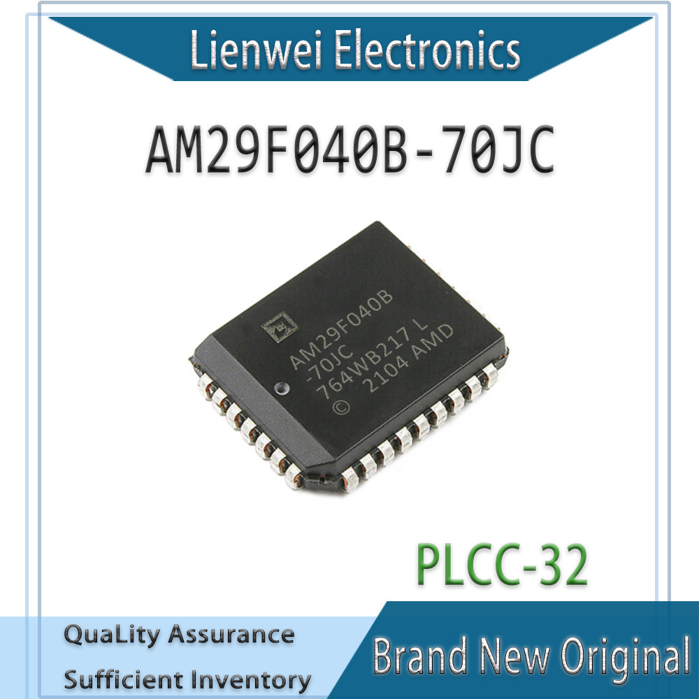 100% ใหม่ Original AM29F040B AM29F040B-70JC ชิปเซ็ต IC PLC-32