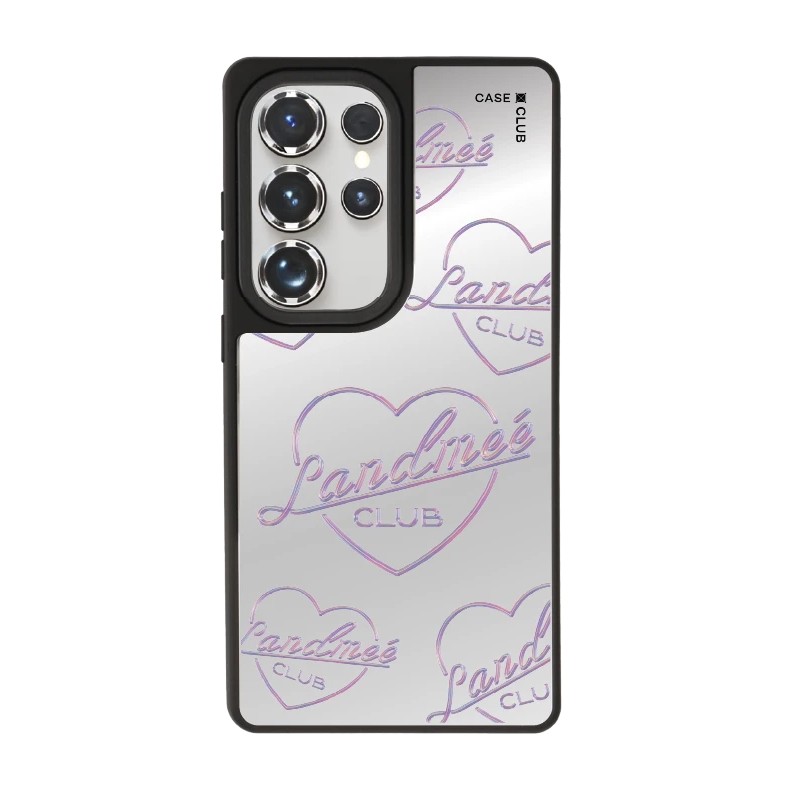 CaseClub เคส ซัมซุง เคส Samsung เคส กระจก ลาย Landmee Club สำหรับ Galaxy S25 Ultra / S25 /S24 Ultra 