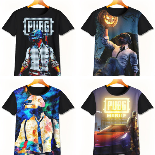เสื้อยืด 3D PUBG เท่ๆ | เสื้อยืดเกม PUBG | ชุด ผับ สําหรับเด็กอายุ 1-12 ปี