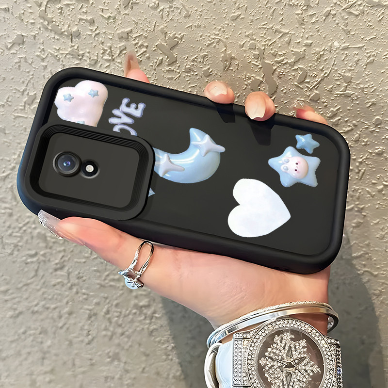 HP เคสโทรศัพท์สําหรับ VIVO Y02 VIVO Y02A VIVO Y02T กรณี Blue Moon และ Liquid Star Feel ฝาครอบ Softca