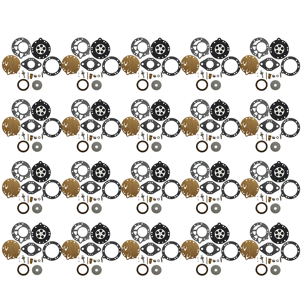 20 ชิ้น/ล็อตชุดซ่อมคาร์บูเรเตอร์สําหรับ Tillotsson RK-114HL HL 109 112 125 132 155 158 08 TF350 TS35