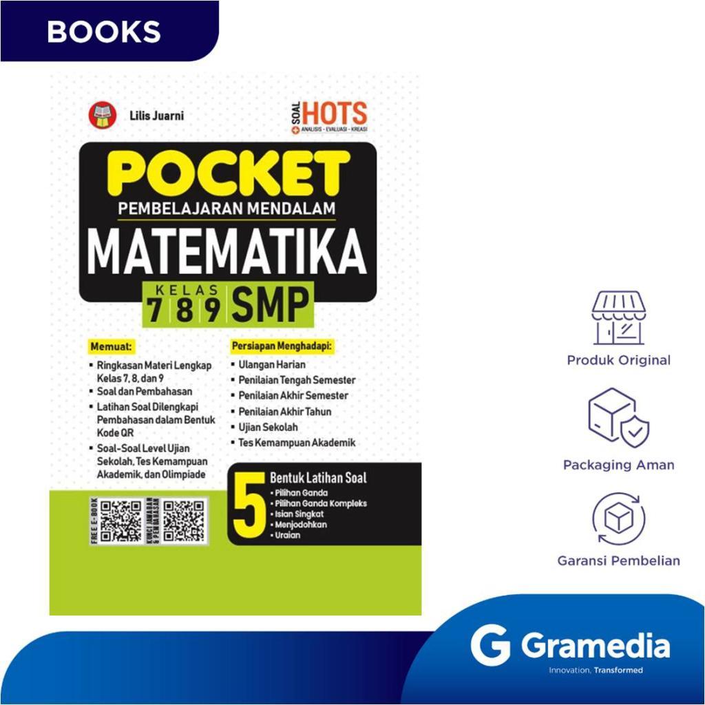 Gramedia Cirebon - POCKET MATHEMATICS SMP CLASS 7-8-9