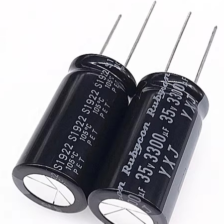 1PCS 3300UF 35V ญี่ปุ่น Rubycon Capacitor 35V3300UF 16 * 32 YXJ ความถี่สูงความต้านทานต่ํา