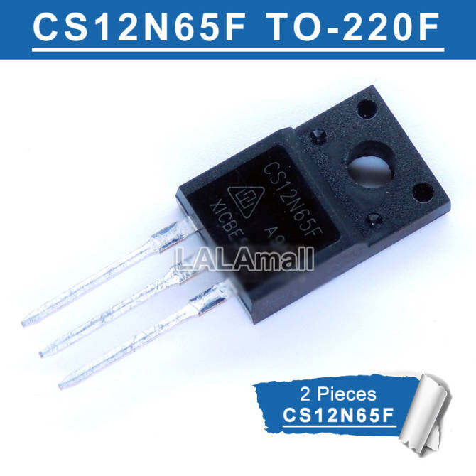 2 ชิ้น CS12N65F = SMF12N65 TO-220F CS12N65FA9H TO-220F 12N65 12A 650V Power MOSFET ใหม่เดิม