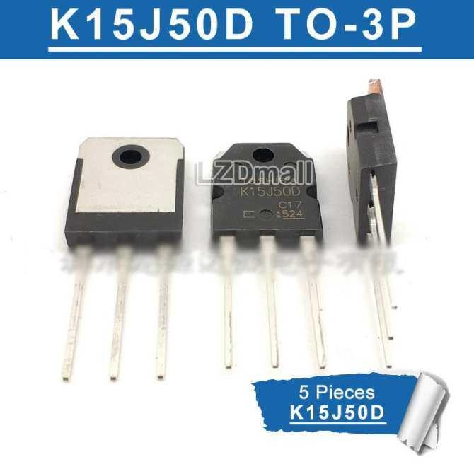 5pcs K15J50D TO-3P TK15J50D 15J50 K15J50 15J50D N-channel FET 15A 500V เครื่องเชื่อมอินเวอร์เตอร์ทั่