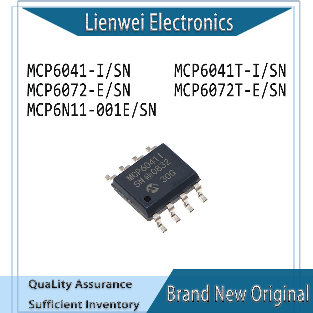 MCP6041 MCP6041T MCP6072 MCP6072T MCP6N11 MCP6041-I/SN MCP6041T-I/SN MCP6072-E/SN6SN11SN