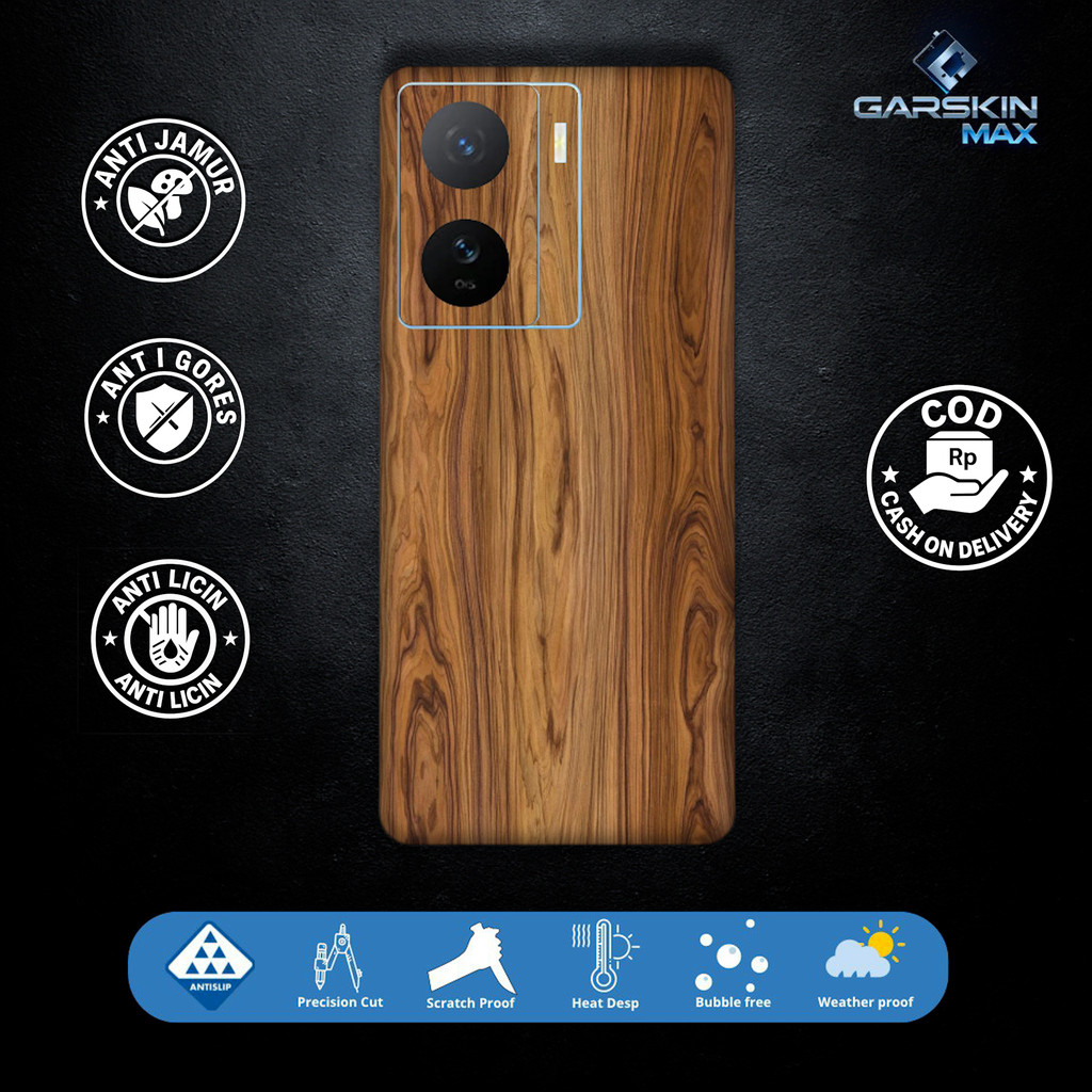Garskin Skin Iqoo Z7X Wood series Fullbody / Backonly | กันรอย | สามารถนํากลับมาใช้ใหม่ได้ | รหัส MX