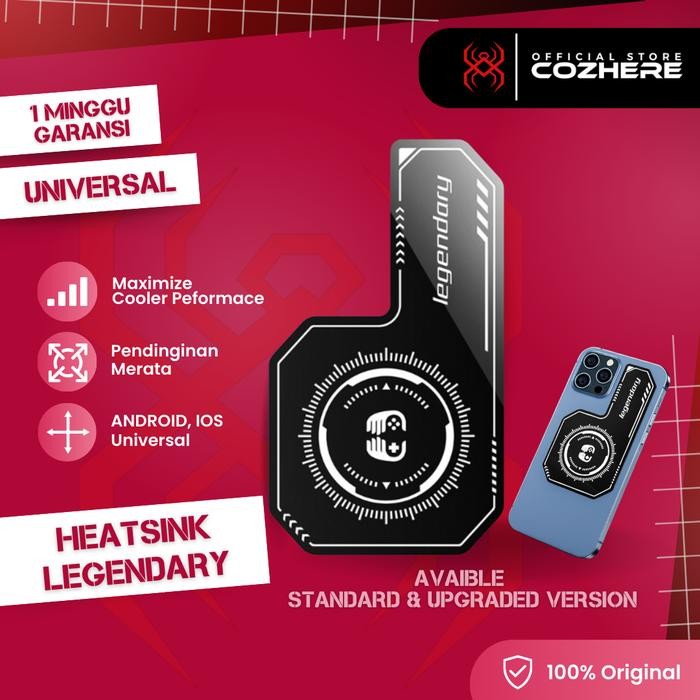 Central Eletech - Hp Legendary Aluminium Universal Phone Cooling Pad