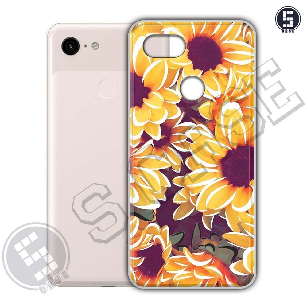 เคสสําหรับ Google Pixel 3 XL, Pixel 3 หลายรุ่น SLC09 Flower Art