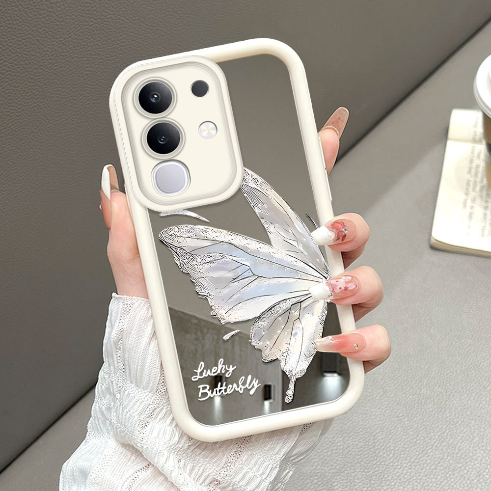 HP เคสโทรศัพท์สําหรับ VIVO Y29 4G กระจก Softcase เคสโทรศัพท์ผีเสื้อ Kesing 1260 JZ