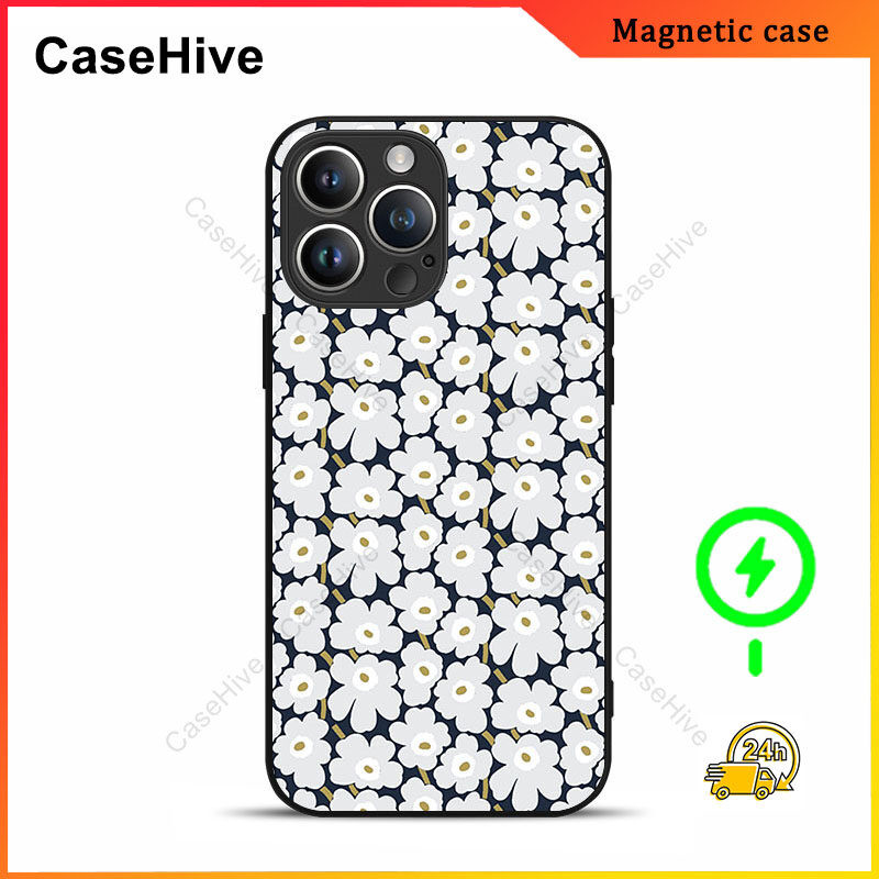 เคสโทรศัพท์ดอกไม้สําหรับ iPhone 17 Pro Max / iPhone 16 Pro Max / 15 Pro Max / 13 / Samsung Galaxy S2