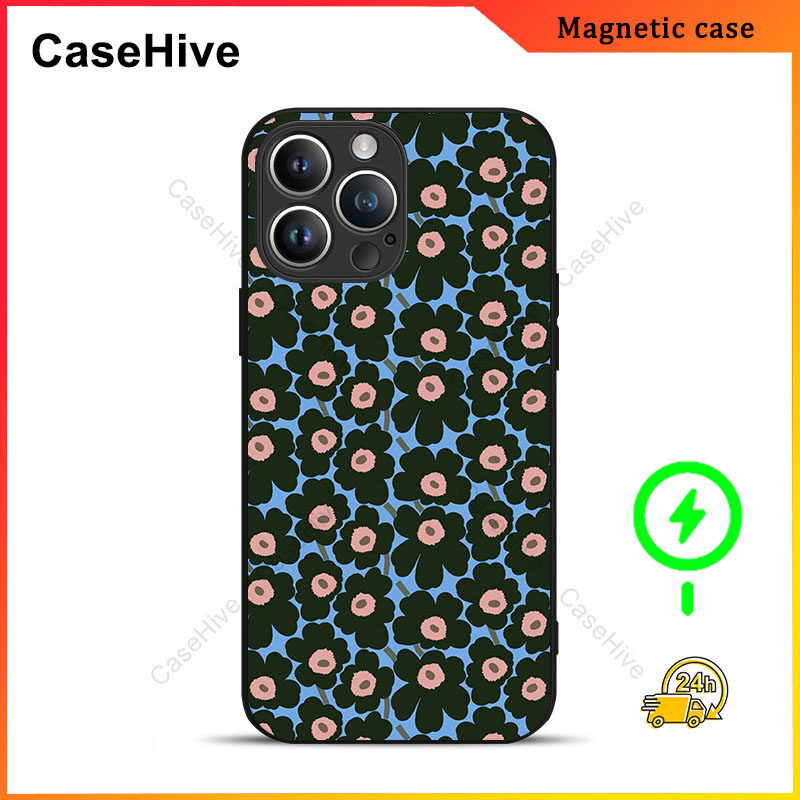 เคสโทรศัพท์ดอกไม้สําหรับ iPhone 17 Pro Max / iPhone 16 Pro Max / 15 Pro Max / 13 / Samsung Galaxy S2