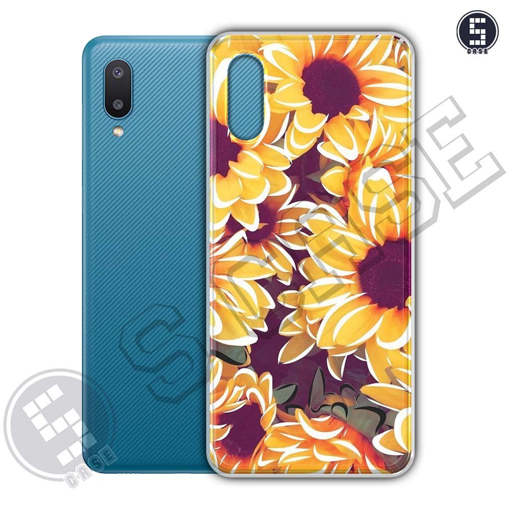 เคสสําหรับ Samsung A02, M02 หลายรุ่น SLC09 Flower Art