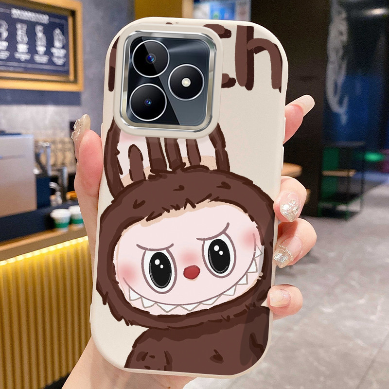 เคสสำหรับ Realme C53 C51 C51s Narzo N53 Note 50 เคสโทรศัพท์สัตว์ประหลาดน่ารักกันกระแทกกลมและอ้วน