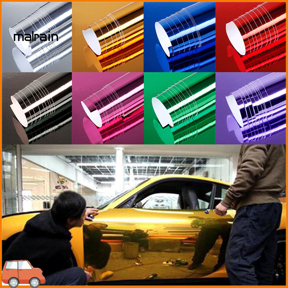 MAL- สีทึบกันน้ํา UV Protected Auto Wrap ฟิล์มรถสติกเกอร์รูปลอกแผ่น