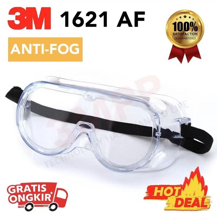 3M 1621 Af Safety Goggle Anti-Fog Goggle Lab Goggles 3M1621