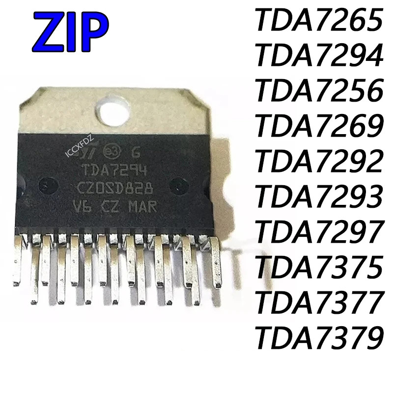 (2 ชิ้น) TDA7265 TDA7265A TDA7294 TDA7294V ZIP TDA7256 TDA7269A TDA7269 TDA7292 TDA7293 TDA7297 TDA3