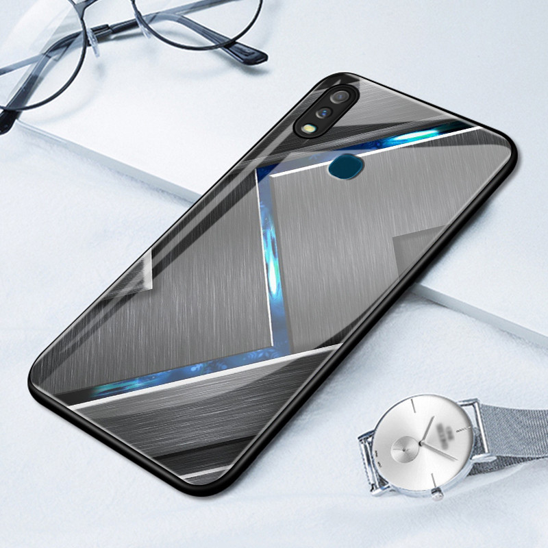 เคสสำหรับ VIVO Y11 2019 Y3 2019 เคสโทรศัพท์เส้นสายเปลือกแก้วกันกระแทก