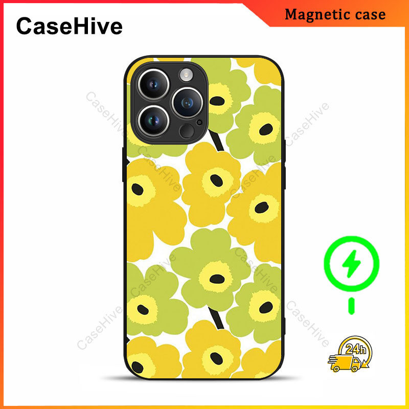 เคสโทรศัพท์ดอกไม้สําหรับ iPhone 17 Pro Max / iPhone 16 Pro Max / 15 Pro Max / 13 / Samsung Galaxy S2