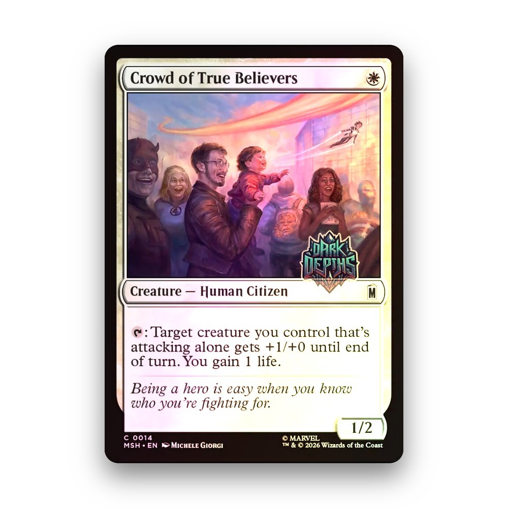 [MTG] Crowd of True Believers (#14) [MSH] [WHITE] [COMMON] | Magic the Gathering