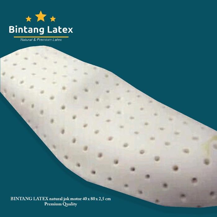 Rvl - เบาะนั่งมอเตอร์ไซค์รถยนต์โฟมลาเท็กซ์ระดับพรีเมียมขนาด 40X80X2.5Cm - คุณภาพธรรมชาติดั้งเดิม - น