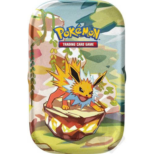 Prismatic Evolutions Mini Tin Jolteon Card Box
