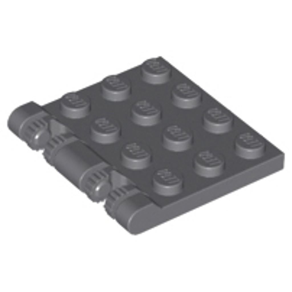 Brick2cube Part - Hinge Plate 3 x 4 Locking Dual 2 Fingers - 50337