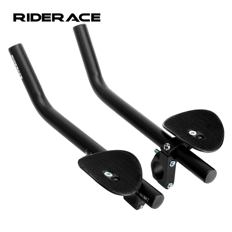 ที่วางจักรยาน TT Handlebar Clip On Aero Bar Handlebar Extension อลูมิเนียม Triathlon TT Handlebar RE