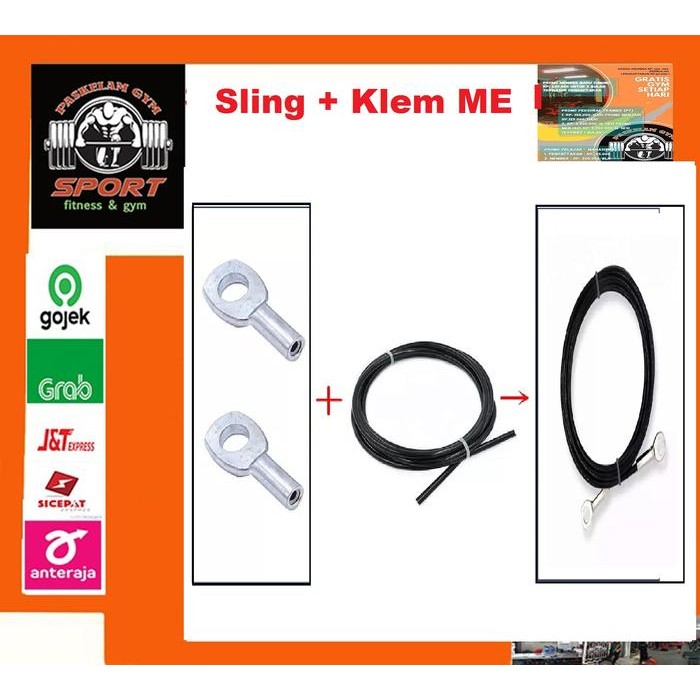 Ready Sling Strap + ME Home Gym Clamp / Gym Sling Cable