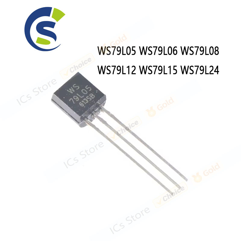 20 ชิ้นใหม่ 79L05 79L06 79L08 79L12 79L15 79L24 TO-92 WS79L05 WS79L06 WS79L08 WS79L12 WS79L15 WS79L2