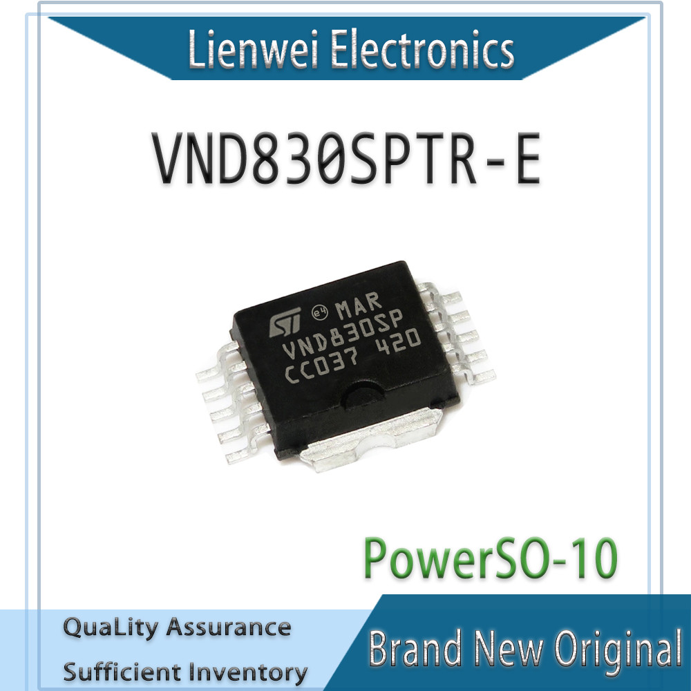 100% ใหม่ Original VND830SP VND830SPTR VND830SPTR-E VND830 IC ชิปเซ็ต PowerSO-10