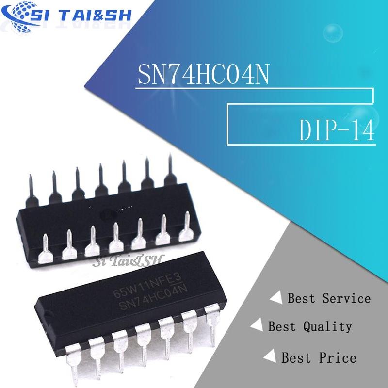 10PCS SN74HC04N SN74HC04 74HC04N 74HC04 เปลือกกันน้ํา