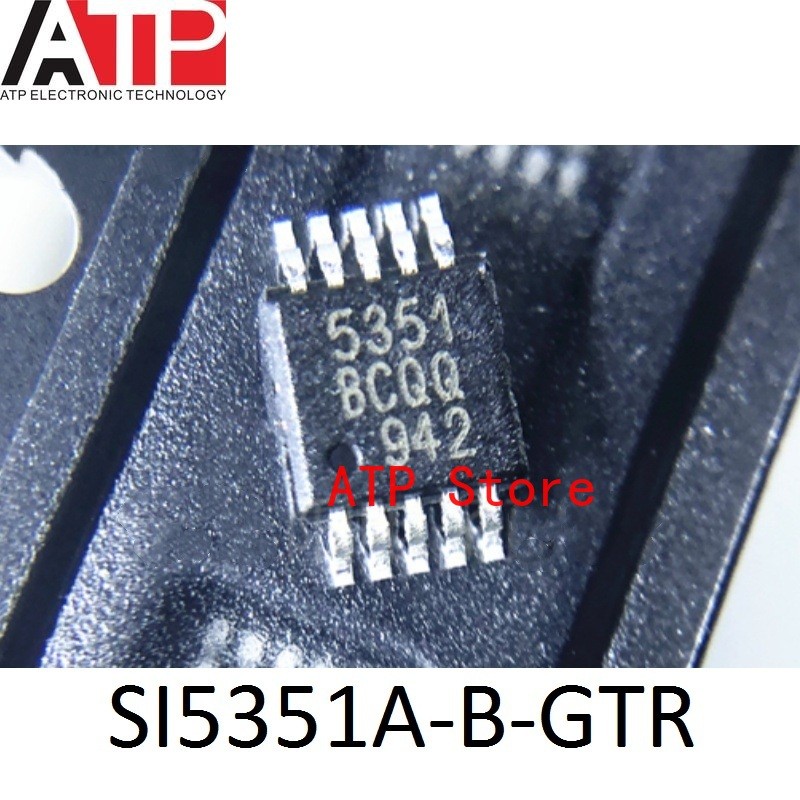 10-100PCS 100% ใหม่ SI5351 SI5351A-B-GTR 5351 MSOP-10 ชิป IC CLOCK GENERATOR 10MSOP