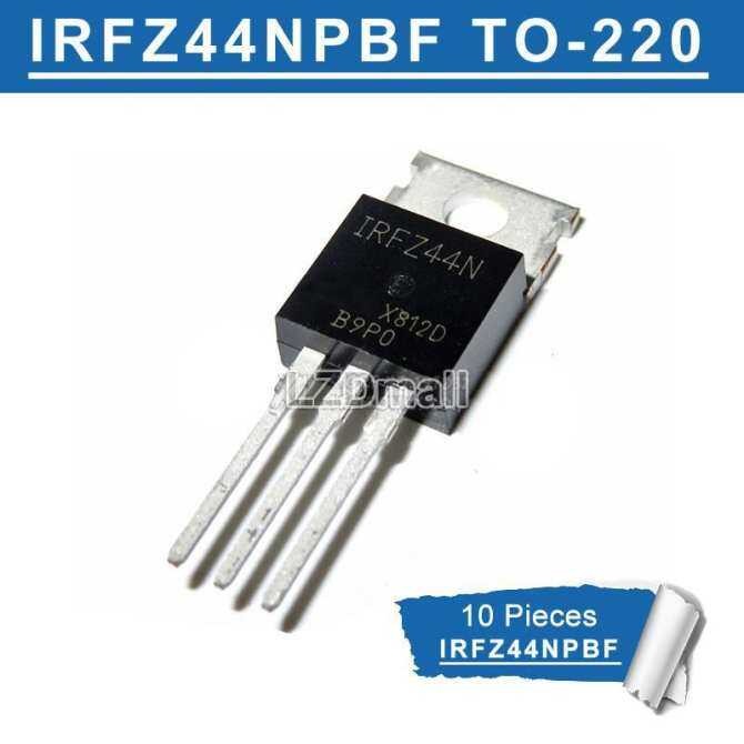 10pcs IRFZ44N TO-220 IRFZ44 IRFZ44NPBF TO220 55V 41A MOSFET ทรานซิสเตอร์ใหม่เดิม