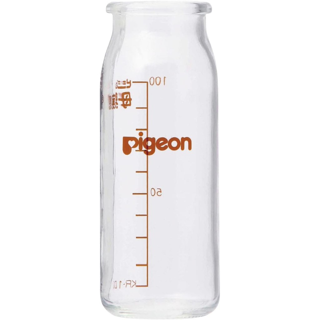 Pigeon Glass Baby Bottle KR-200 – 200ml, Wide Neck, Sterilizable, Japan Ship