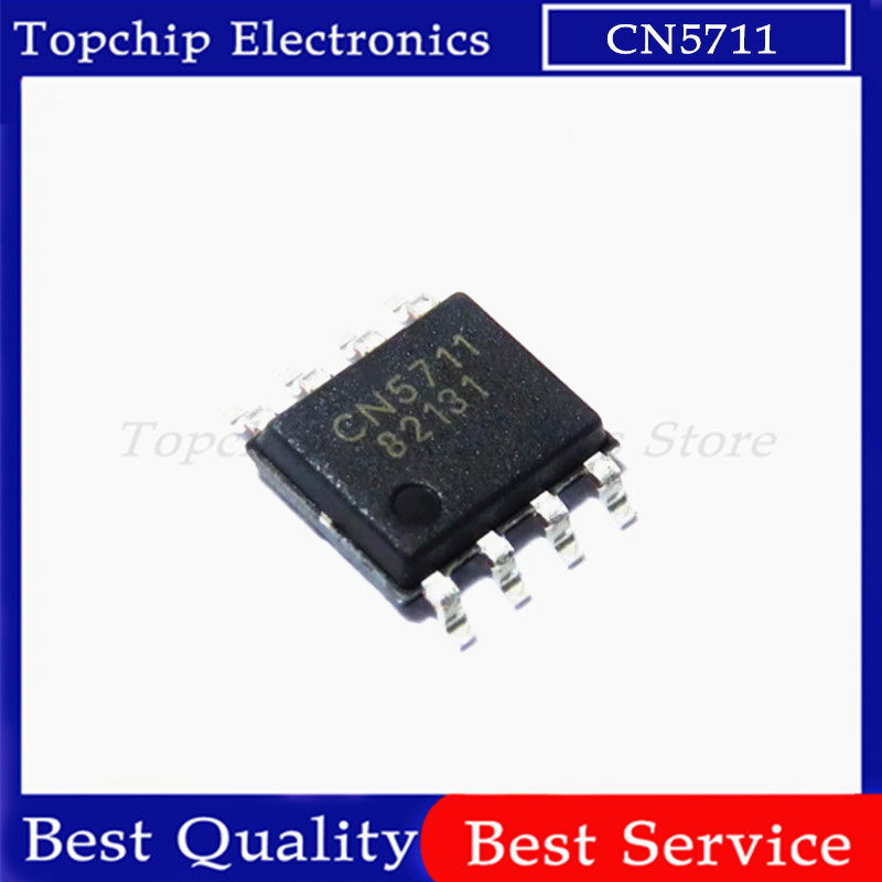 10 ชิ้น CN5711 ไดโอดเปล่งแสงความสว่างสูง LED ไดร์เวอร์ชิปรวม IC patch SOP8