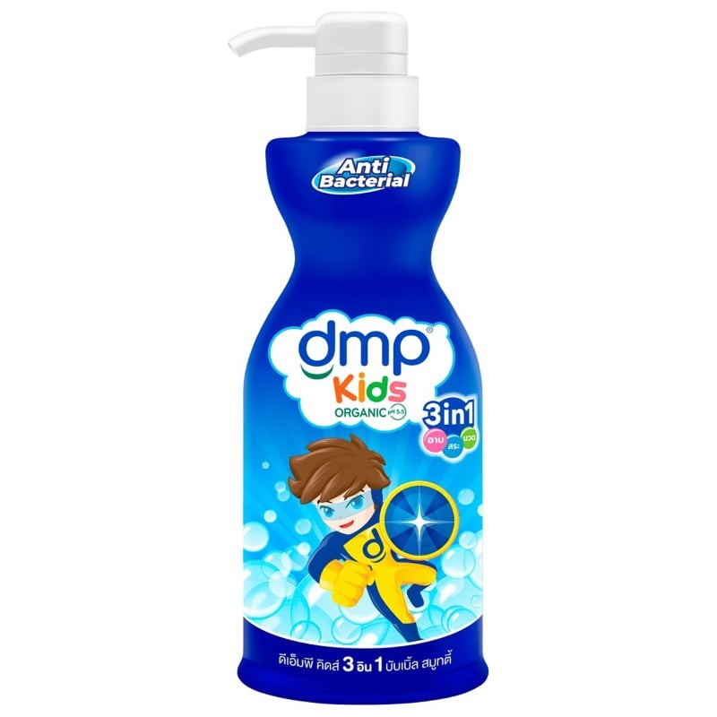 DMP ดีเอ็มพีคิดส์ครีมอาบน้ำ3อิน1สูตรบับเบิ้ลสมูทตี้ 400มล. [8851929021599]