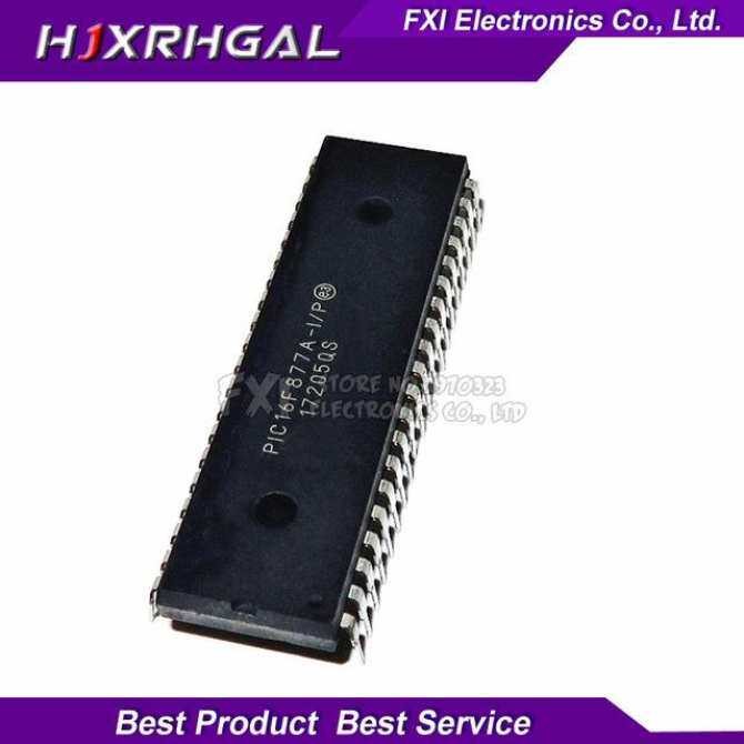2 ชิ้น PIC16F877A-I/P PIC16F877A DIP40 DIP 16F877AEn ใหม่เดิม