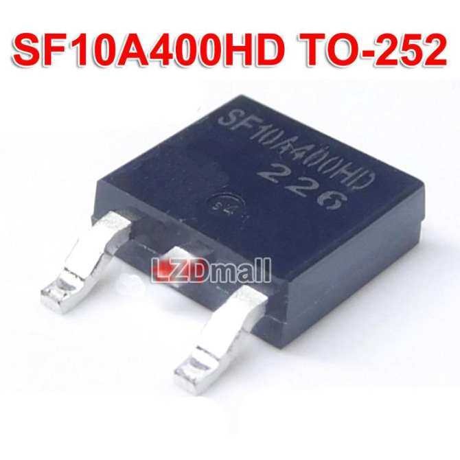 5pcs Original SF10A400HD TO-252 SF10A400 TO252 Liquid Crystal Plasma ทรานซิสเตอร์ใหม่