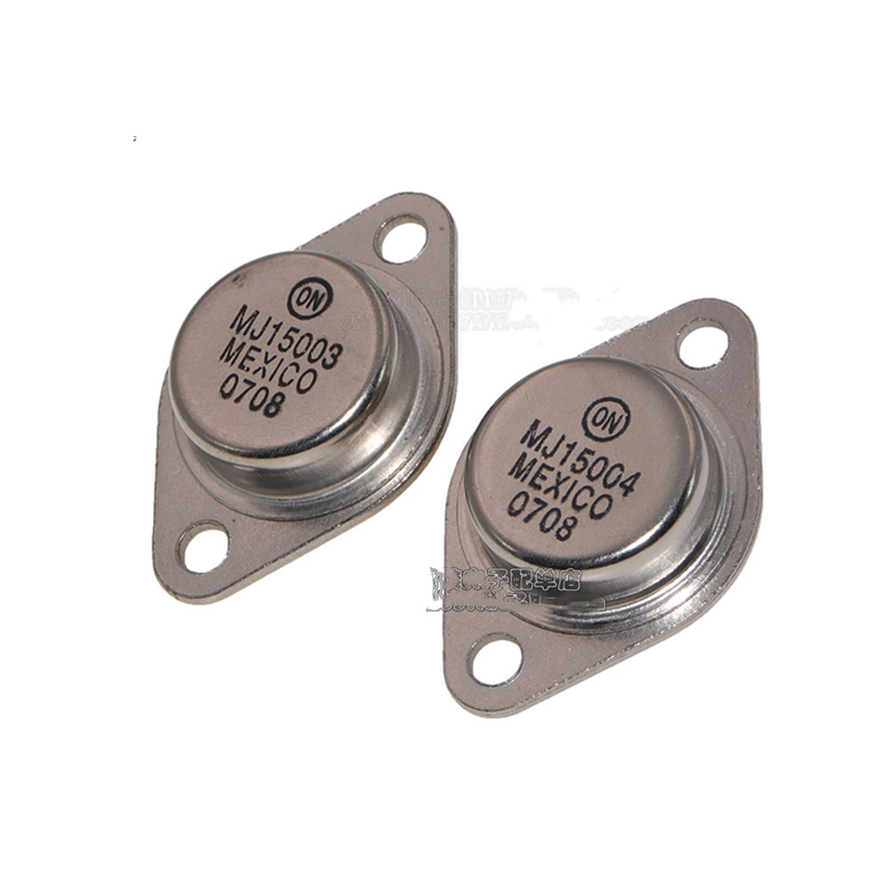 2PCS MJ15003G MJ15003 NPN Triod Gold ปิดผนึกหลอด 140V20A TO-3 คู่หลอด MJ15004G MJ15004