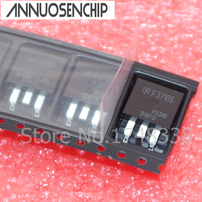 10 ชิ้น/ล็อต IRF3710S F3710S 3710S IRF3710SPBF MOSFET N-CH 100V 57A D2PAK คุณภาพดีที่สุด