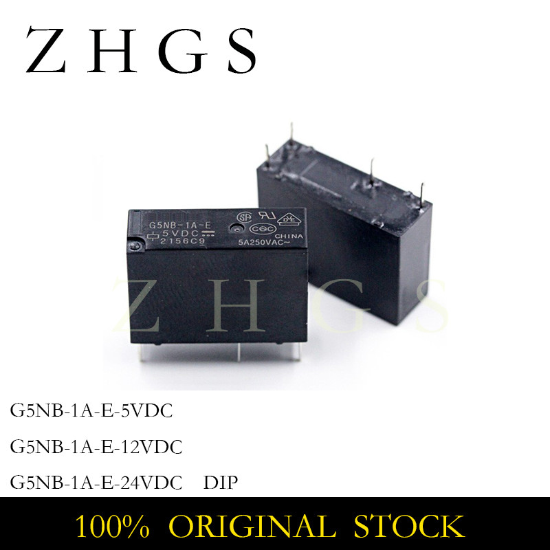 10 ชิ้น G5NB-1A-E- 5VDC 12VDC 24VDC DC5V DC12V DC24V 5A G5NB-1A-E-5VDC G5NB-1A-E-12VDC G5NB-1A-E-24V