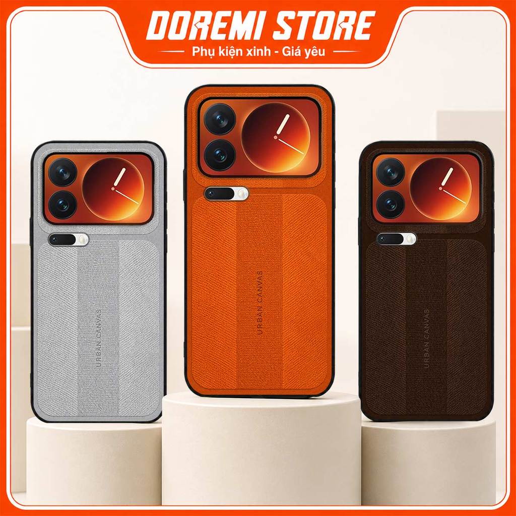 Urban Canvas style เคส Xiaomi 17 / 17 Pro / 17 Pro Max ป้องกันกล้อง
