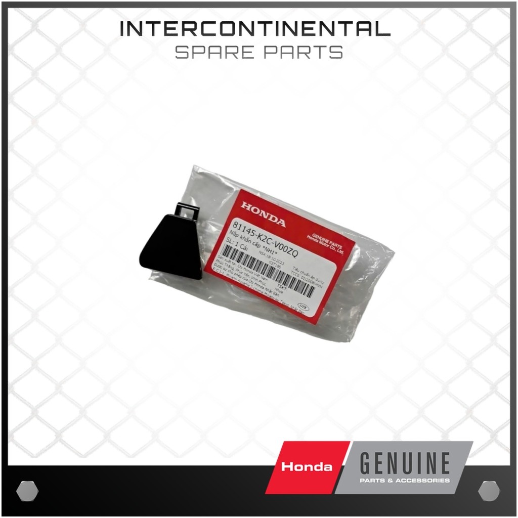 Vision 110 ฝาครอบฉุกเฉิน สีดํา (81145-K2C-V00ZQ) ของแท้