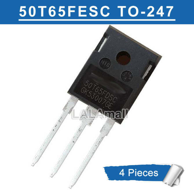 4pcs Original 50T65FESC TO-247 50T65 MBQ50T65FESC MBQ50T65FDSC 50T65FDSC 50T65FDH 50T65FDHA 50T65FDH