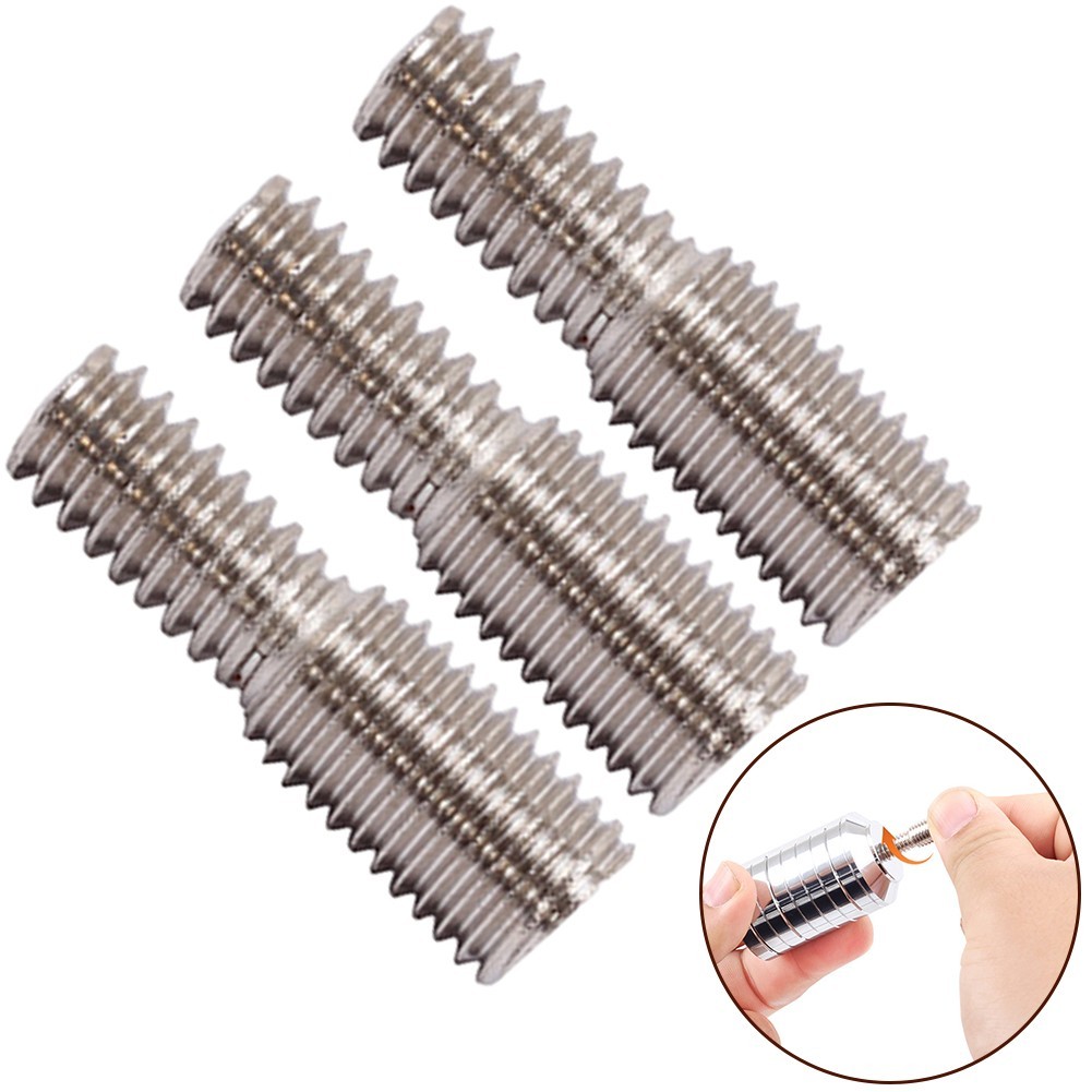 [Z-SMARTCHOICE] 3/6/12pcs 7mm to 6mm Bolt 1/4-20 5/16-24 Double Ended Screws Conversion